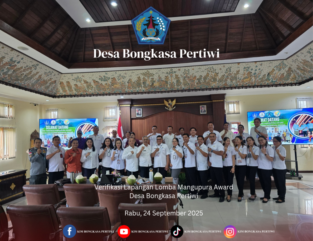 Verifikasi Lapangan Mangupura Award 2025 Desa Bongkasa Pertiwi